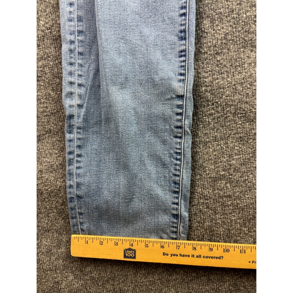 American Eagle Original Straight Mens 30x31 Light Blue Airflex+ Stretch Jeans - Picture 6 of 9
